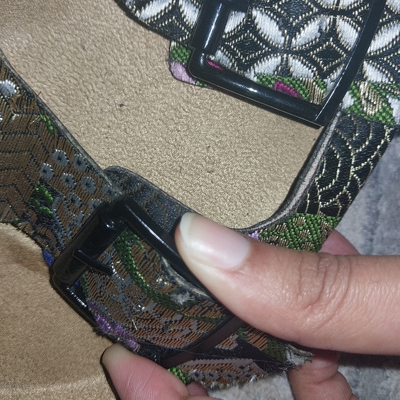 Colorful Footbed Sandals - Picture 9 of 10